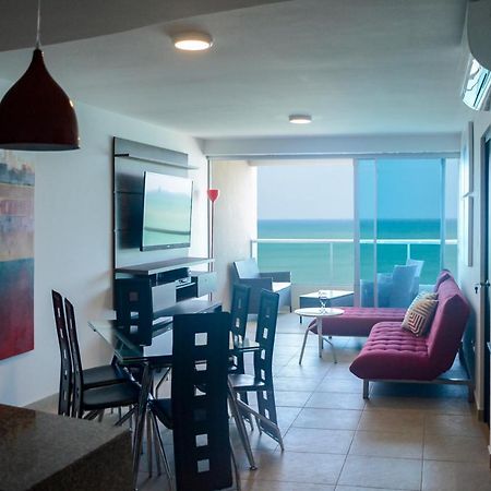 Apartmán Lindo Departamento Al Pie De Playa Edificio Torre Oceanica Salinas  Exteriér fotografie